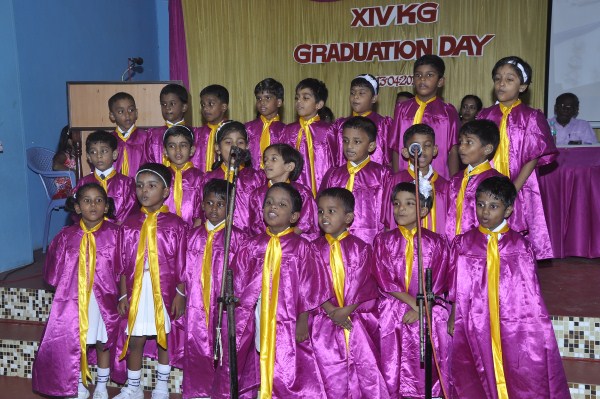 KG Graduation Welcome Procession